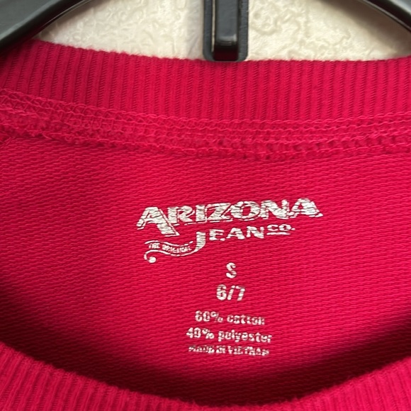 Girls pink sweatshirt size 6 - Picture 2 of 5